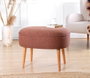 Atelier Del Sofa Puf Bohemio Rojo Teja